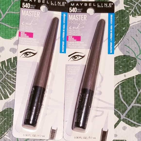 NWT 2×Maybelline Master Precise Ink Liner 540 Violet Liner! - Picture 2 of 6